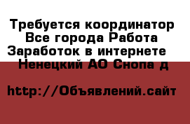 Требуется координатор - Все города Работа » Заработок в интернете   . Ненецкий АО,Снопа д.